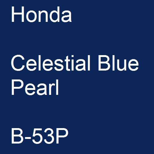 Honda, Celestial Blue Pearl, B-53P.